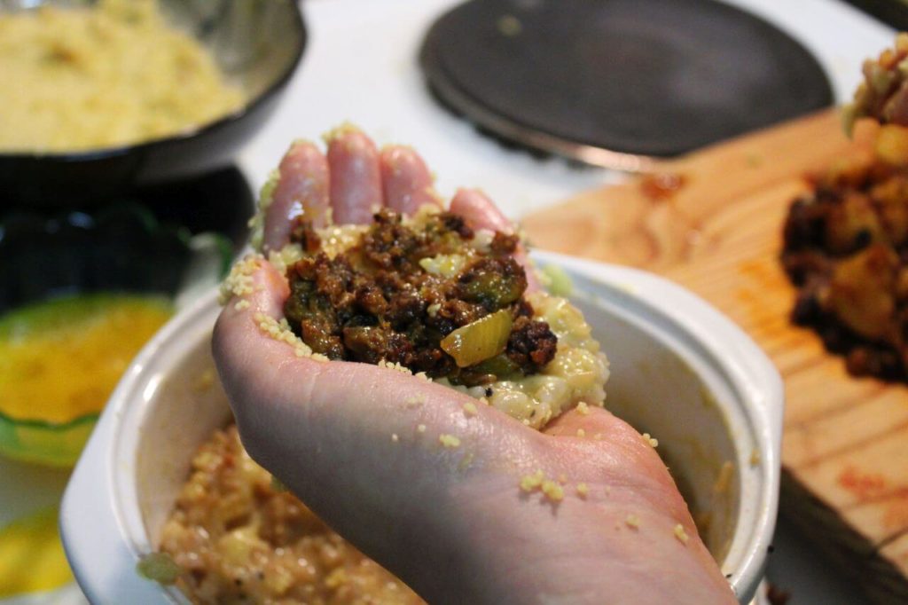 Cheesy Couscous and Curry Balls Sparkle Ellie